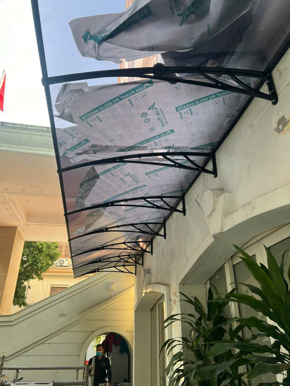 Mái che Canopy khung rộng 1m